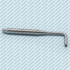 Kit de Implante Dérmico Manual Reutilizable de Acero Inoxidable Tipo Keyes Curvo de 4 mm para Biopsia Dental Quirúrgica de Grado Médico con Certificación CE - Product Image 3