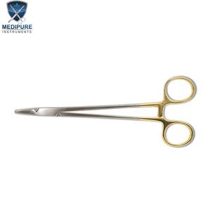 Portaagujas Mayo-Hegar de Acero Inoxidable, Instrumento Quirúrgico con Agarre de Precisión, Mordazas de Carburo de Tungsteno, Diseño Duradero - Product Image 3