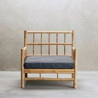 Ensembles de chaises de loisirs en bambou écologiques avec housse amovible, mobilier d'extérieur provenant d'un fabricant vietnamien