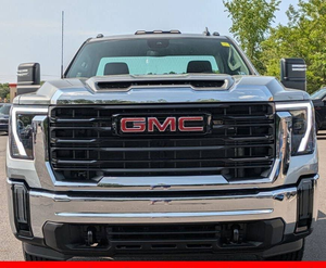 GMC Sierra 2500HD Pro AWD Turbo 2024 d'occasion impeccable avec jantes en alliage foncé, sièges en cuir, régulateur de vitesse adaptatif, démarrage à distance, Bluetooth, pick-up automatique - Product Image 1