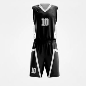 2025 nuevo diseño Venta caliente uniforme de baloncesto al por mayor en blanco 100% poliéster sublimación secado rápido hombre baloncesto uniforme conjunto - Product Image 3