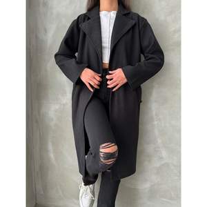 Abrigos de Mujer con Bolsillo Abotonado en Cachemira, Chaqueta al por Mayor - Product Image 4