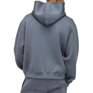 High Quality Customize <b>Sherpa</b> <b>Fleece</b> Hoodies Oversized Custom Logo <b>Fleece</b> Cotton Sweatshirt <b>Men</b> Tech <b>Fleece</b> <b>Hoodie</b> - Product Image 6