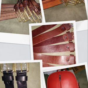 เข็มขัดหนังแท้คุณภาพดีที่สุด กำลังเป็นที่นิยม หัวเข็มขัดอัตโนมัติแบบโลหะผสม ปรับได้ สวมใส่สบาย ปรับแต่งสีและขนาดได้ - Product Image 1