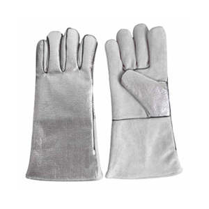 ถุงมือเชื่อมหนังสำหรับผู้ชายถุงมือทำงานกลางแจ้งระบายอากาศได้ดีสำหรับฤดูร้อน - Product Image 6