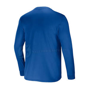 Camiseta de poliéster de manga completa personalizada para hombre, servicio OEM, técnica de corte automatizado, conjunto de logotipo de sublimación en blanco para ropa de fútbol - Product Image 2