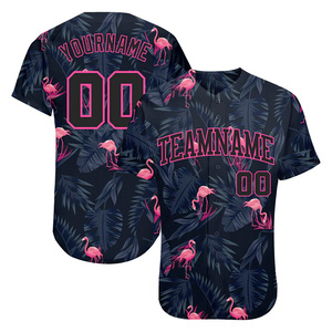 Camiseta de Béisbol Personalizada y Transpirable |   Camiseta Unisex de Poliéster para Sublimación |   Uniforme de Béisbol de Equipo con Cuello en V de Alta Calidad |   Venta al por mayor - Product Image 1