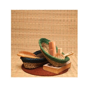 Panier en herbe Sabai fait main pour le stockage rustique élégant et l'organisation de la maison écologique décorative avec tissage naturel durable - Product Image 5