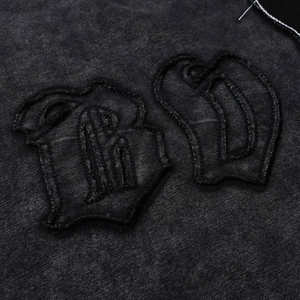 Sudadera con capucha desgastada lavada personalizada para hombre 100% algodón francés Terry en blanco Jersey de alta calidad Sudadera con capucha vintage lavada con ácido para hombres - Product Image 6