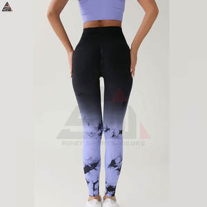 เลกกิ้งผู้หญิงขายดี ผลิตจากโรงงาน ราคาสุดคุ้ม ผ้าใยไผ่ ระบายอากาศได้ดี เหมาะสำหรับฤดูหนาว ใส่ออกกำลังกาย รับสกรีนโลโก้ ความยาวระดับเข่า - Product Image 2