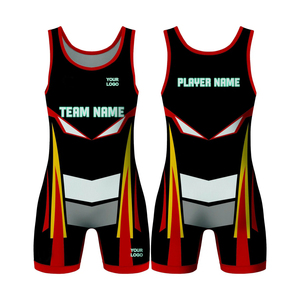 Maillots de lutte unisexe OEM Combinaison de musculation personnalisée et vierge Uniforme de lutte Spandex bon marché Vêtements de sport - Product Image 1