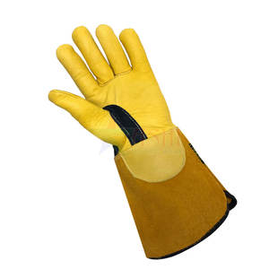 Guantes de Soldadura de Cuero Vacuno para Protección de Manos, Antideslizantes, para Uso en Exteriores, Alta Calidad, Venta al por Mayor - Product Image 6