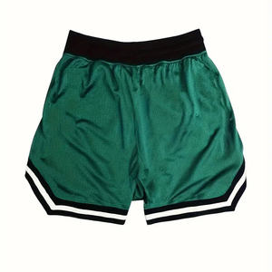 Short de basket-ball et de fitness en maille légère et respirante pour hommes, décontracté et sportif, avec poches zippées, de couleur unie - Product Image 4