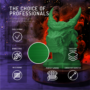 Filamento WINKLE PLA PRO 1.75mm 1kg para Impresora 3D FDM, Resistencia Térmica Superior 95C HDT, Fabricación Europea, Tolerancia de 0.05mm, Fácil de Usar - Product Image 4