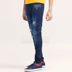New Style Outdoor Use <b>Men</b> Straight Lightweight Casual <b>Jeans</b> Pants Best Quality Solid Color Breathable Eco-Friendly - Product Image 3