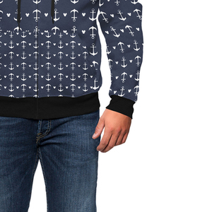 เสื้อฮู้ดแขนยาวของผู้ชายพิมพ์ลายโลโก้ขนาดพิเศษ2ชิ้น - Product Image 6