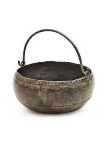 ชามไม้ด้ามจับเหล็กสไตล์วินเทจสไตล์โบราณอุปกรณ์ตกแต่งบ้านสำหรับร้านอาหารโรงแรมได้รับแรงบันดาลใจจากศิลปะ - Product Image 2