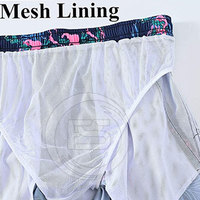 Shorts de bain pour hommes 100% coton, unis, décontractés, légers, séchage rapide, pour la plage, la natation et le surf