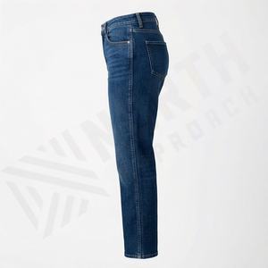 <b>Women's</b> High Waisted Relaxed Fit <b>Jeans</b> Straight New Plus Size Skinny <b>Women</b> Denim <b>Jeans</b> Available in Customized Color Styles - Product Image 3