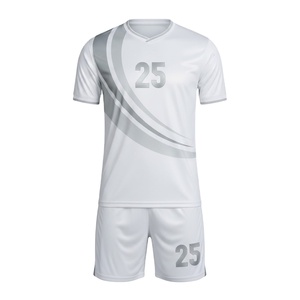 Maillot de football personnalisé par sublimation, motif éclair rouge et noir, ensemble d'uniformes d'entraînement respirant, tenue d'équipe, kit de football pour hommes - Product Image 2