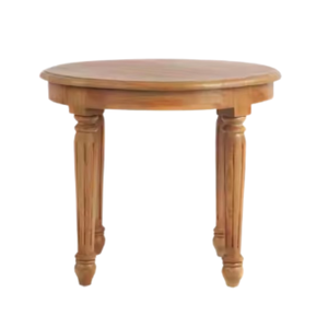 Manufacturing In Indonesia <b>Round</b> <b>Wooden</b> <b>Coffee</b> <b>Table</b> Vintage Style Solid Wood Accent <b>Table</b> for Living Room Hotel Furniture - Product Image 1