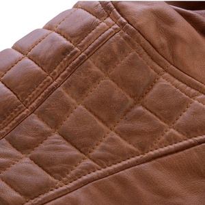 Motorbike Leather jacket for men men's jackets Protection Racing Safety Gear Genuine Cowhide Black Coat - Product Image 5