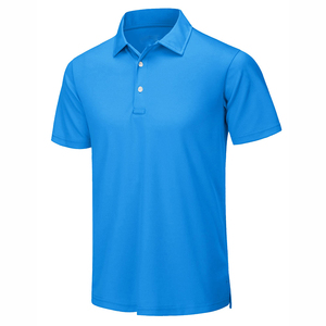 Chemises polo pour hommes Logo personnalisé 100% coton Chemises polo fabriquées en coton écologique Coupe décontractée et fraîche Chemises polo pour hommes en vente à bas prix - Product Image 1