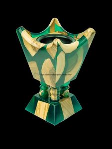 เตาเผาบุหูร์ขนาดเล็ก สีตามสั่ง ขายดี ทำจากไม้และเรซิ่น ของขวัญงานแต่งงาน เตาเผาเครื่องหอม รุ่นมินิจาก Faizacraft สำหรับฤดูใบไม้ร่วง - Product Image 3