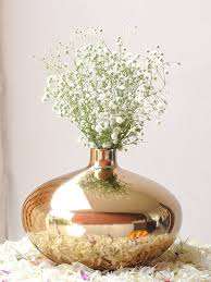 แจกันดอกไม้สแตนเลสเคลือบทองทำมือ แจกันตั้งโต๊ะสำหรับตกแต่งบ้าน ขนาดสั่งทำได้ - Product Image 2