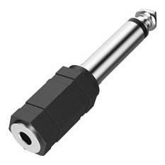 Adaptateurs et connecteurs audio mini jack 6,3 mm noirs Code produit 00205195 - Product Image 1