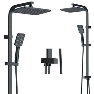 Colonne de <span class=keywords><strong>douche</strong></span> complète pour projets de rénovation hôtelière, avec <span class=keywords><strong>pommeau</strong></span> de <span class=keywords><strong>douche</strong></span> pluie, sans robinetterie, prix usine ODM - Product Image 3