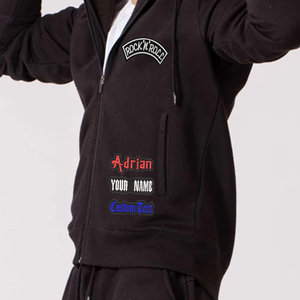 Venta al por mayor, buen precio, nuevo diseño, chándal deportivo para hombres, patrón sólido, gimnasio, trajes de sudor, técnicas impresas - Product Image 6