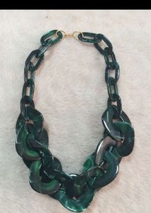 Collar de resina de moda india hecho a mano de la mejor calidad para damas y niñas Promoción de joyería con símbolo cristiano natural exclusivo - Product Image 4