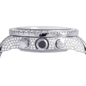 Iced Out Watch Moissanite Diamond D Color VVS Acero inoxidable VVS Logotipo personalizado Moissanite Watch para hombres - Product Image 4