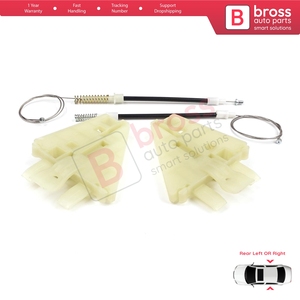 ชุดซ่อมมอเตอร์กระจกไฟฟ้า BWR5197+BWR5198 ด้านหลังซ้ายหรือขวา สำหรับ 159 939 ปี 2005-2011 4/5 ประตู 71740123 71740124 - Product Image 6