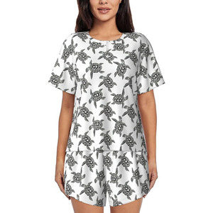 Ensemble Court Décontracté Femme Service OEM Meilleure Qualité avec Taux Ajustable Direct Usine Nouveau Modèle Motif Uni Décoratif - Product Image 4