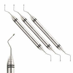 Excavadora de cuchara restauradora Dental, instrumentos de acero inoxidable de doble extremo, cuchara, excavadoras, 1,5mm, fabricante Pakistán CE - Product Image 1