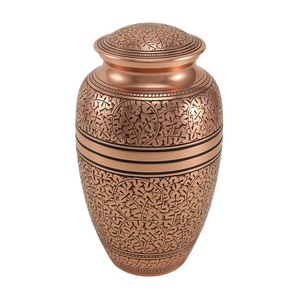 Human <b>Ashes</b> Engraving Jar Cremation Brass Urns Metal Urn American Style Brown Finished Funeral Service Cremation Urns <b>For</b> Adult - Product Image 6