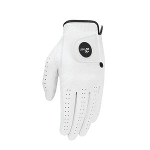 Gants de golf en cuir de mouton de haute qualité en gros, logo personnalisé, service OEM, doux, couleur unie, dernier design pour hommes, sport - Product Image 3