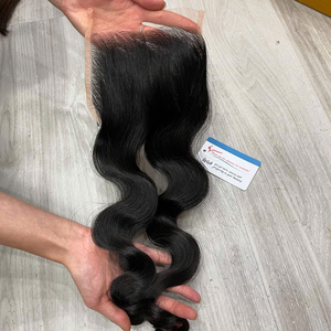 Meilleure vente en gros : Perruque à fermeture en dentelle HD 5x5, extensions de cheveux humains vietnamiens vierges, ondulation naturelle - Product Image 1