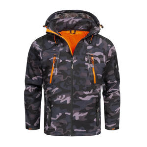 แจ็กเก็ตผู้ชายผ้านิ่มทำจากโพลีเอสเตอร์กันน้ำปรับแต่งโลโก้ได้ - Product Image 1