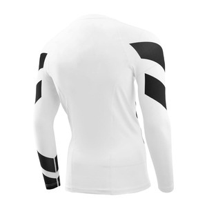 Vêtements de compression imprimés numériquement Rashguard avec logo personnalisé T-shirts de sport à manches longues pour hommes Rash Guard - Product Image 6