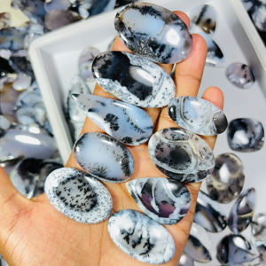 100% naturel Dendrite opale Cabochon excellente haute qualité pierre précieuse en vrac toutes tailles cristal bijoux pierre bijoux accessoires - Product Image 1