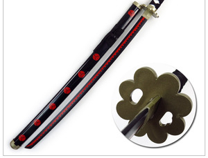 Demon Slayer <span class=keywords><strong>ดาบ</strong></span>ไม้,<span class=keywords><strong>ดาบ</strong></span>คอสเพลย์อนิเมะญี่ปุ่น Tanjirou <span class=keywords><strong>ดาบ</strong></span>ของเล่น - Product Image 4