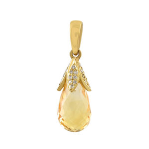 Pendentif de luxe en argent sterling 925 plaqué or avec onyx noir naturel et pierres précieuses CZ pour femme, unisexe, idéal pour les fêtes, fait sur mesure - Product Image 3