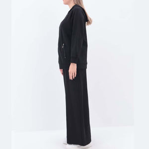 Nouveau élégant femmes survêtement Logo personnalisé deux pièces survêtement pour femmes prix de gros femmes lâche motif survêtements - Product Image 3