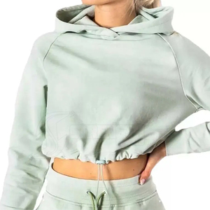 Nouvel arrivage de vêtements de plein air Hoodies New Fashionable Crop Top Hoodies For Women Top Crop Top Hoodies - Product Image 1