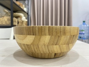 Productos de bambú: cuencos redondos de bambú con núcleo artesanal, bandeja de bambú de tamaño personalizado con un diseño clásico en Vietnam - Product Image 2