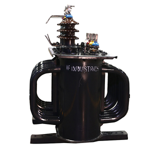 Transformateur de distribution triphasé monté sur poteau de 25 kVA, fiable, de haute qualité, fournitures industrielles, utilisation en services publics - Product Image 2