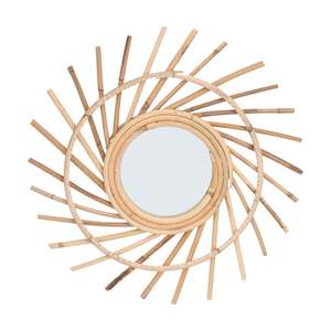 Indian Factory Wholesales Customized Natural Rattan <b>Hanging</b> <b>Wall</b> <b>Mirror</b> for Home Decor Wedding & Traditional Design - Product Image 4